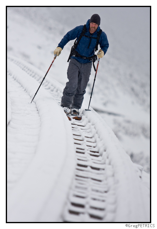 Christian on the tracks