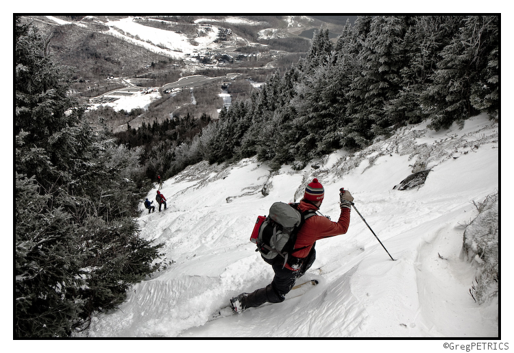 TEO on Goat Ski Trail at Stowe Mountain Resort