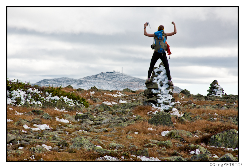 snow on Mt. Washington in September 2011