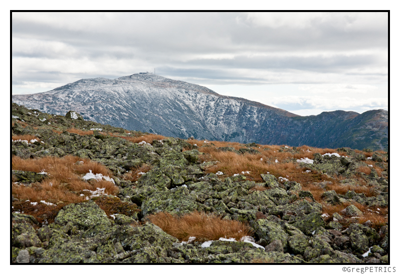 snow on Mt. Washington in September 2011